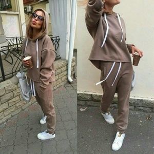 Tracksuit  hooded  sweatshirt